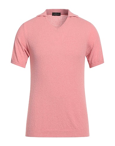 ROBERTO COLLINA Pullover Lachs 70% Baumwolle, 30% Polyamid