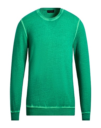 ROBERTO COLLINA Sweatshirt Emerald green 100% Cotton