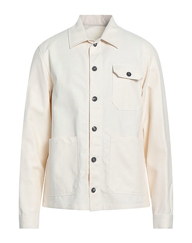 CRUNA Solid color shirt Ivory 100% Cotton