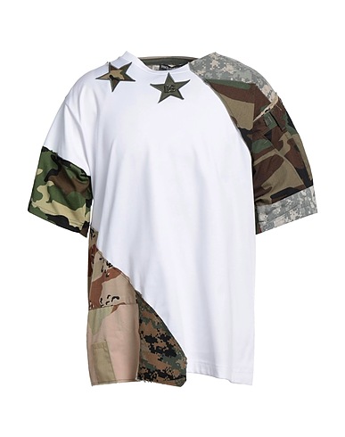 DOLCE&GABBANA T-shirt White 90% Cotton, 10% Polyamide, Polyester, Brass