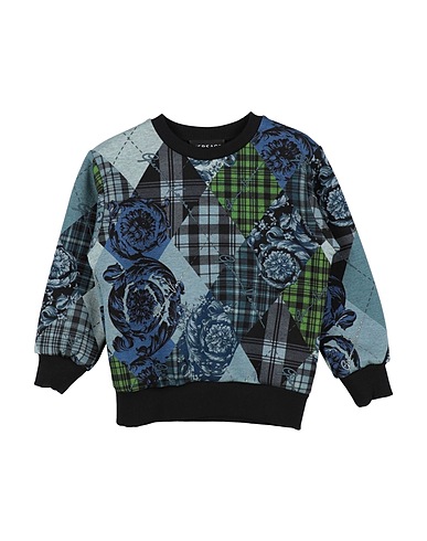 VERSACE YOUNG Sweatshirt Black 92% Viscose, 8% Elastane, Cotton