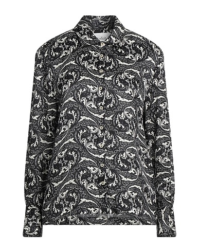 BA&SH Patterned shirts & blouses Black 74% Viscose, 26% Silk