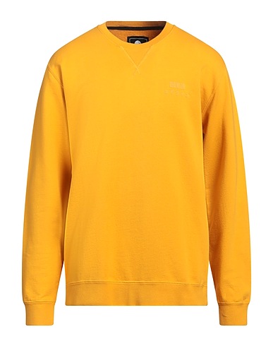 EDWIN Sweatshirt Yellow 100% Cotton