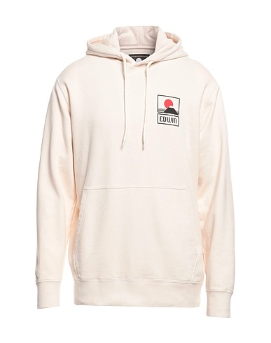 EDWIN Hooded sweatshirt Ivory 100% Cotton