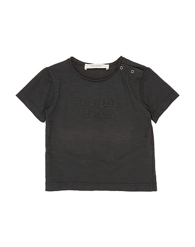 FIORILE T-shirt Charcoal 100% Cotton
