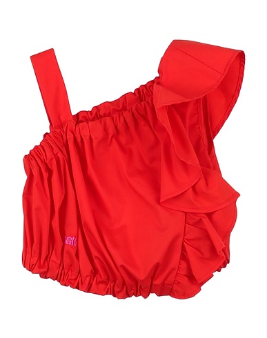 MSGM Top Red 66% Cotton, 31% Nylon, 3% Elastane