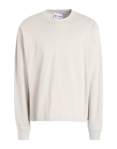 ADIDAS ORIGINALS T-shirt PW BASICS L TEE Beige 100% Cotton