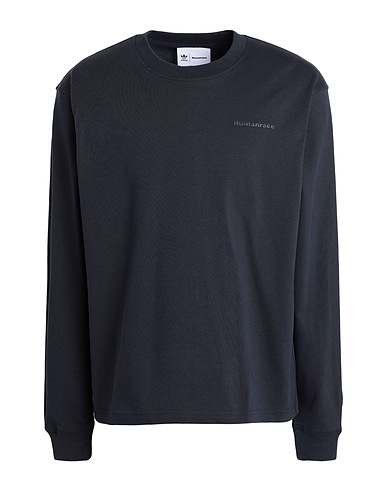 ADIDAS ORIGINALS T-shirt PW BASICS L TEE Piombo 100% Cotone