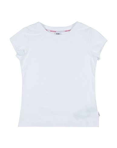 GCDS MINI T-shirt White 95% Polyester, 5% Elastane