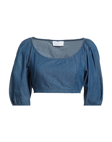 SOALLURE Top Blue 100% Cotton