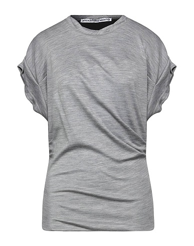 ALEXANDER WANG Ｔシャツ グレー バージンウール 100%