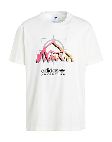 ADIDAS ORIGINALS T-shirt ADV RIDE TEE Ivory 100% Cotton