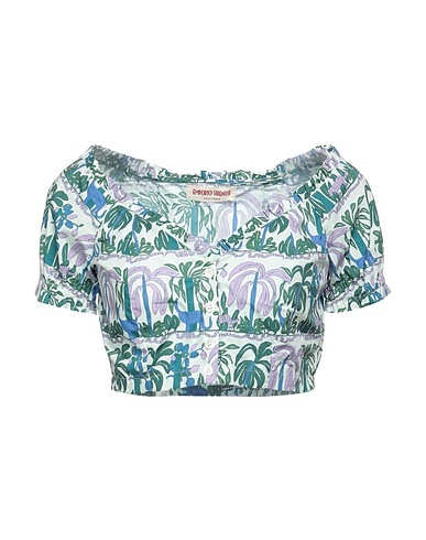 EMPORIO SIRENUSE Top Light green 100% Cotton