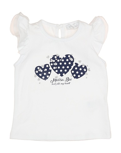 MEILISA BAI T-shirt White 90% Cotton, 10% Elastane