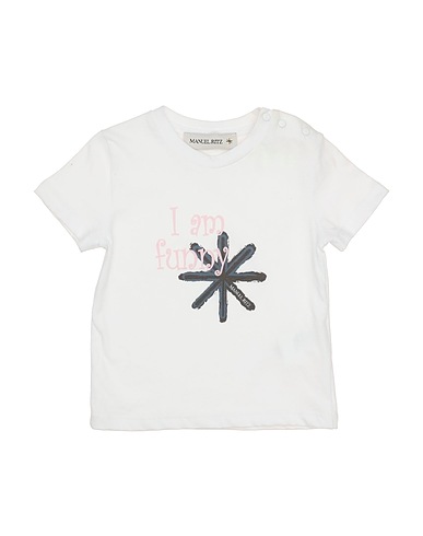 MANUEL RITZ Ｔシャツ ホワイト コットン 100%