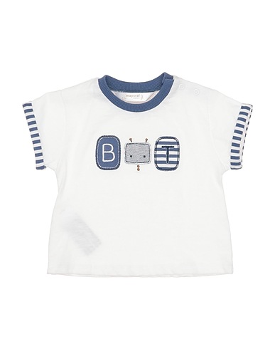 MAYORAL T-shirt White 99% Cotton, 1% Elastane