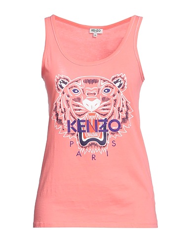 KENZO タンクトップ コーラル コットン 100%