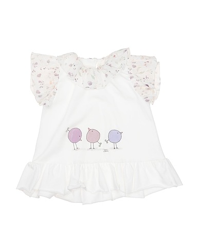 KID'S COMPANY T-shirt White 94% Cotton, 6% Elastane