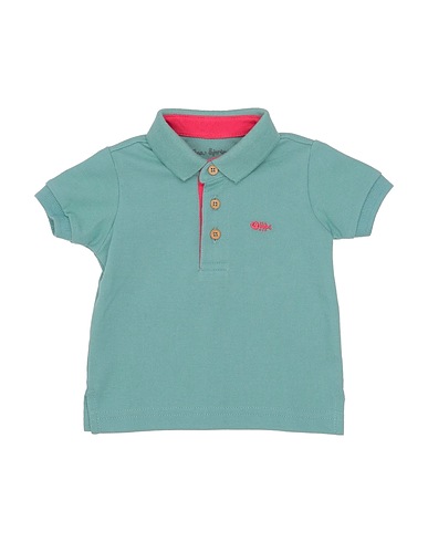 FINA EJERIQUE Polo Turchese 100% Cotone