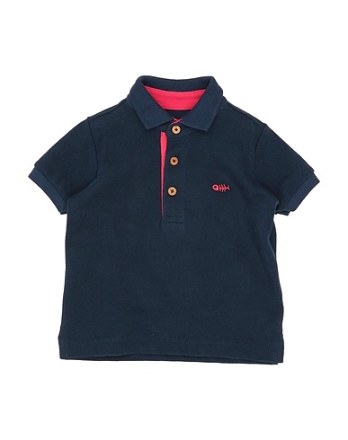 FINA EJERIQUE Polo shirt Midnight blue 100% Cotton
