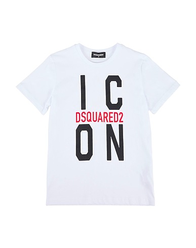 DSQUARED2 T-shirt Bianco 100% Cotone
