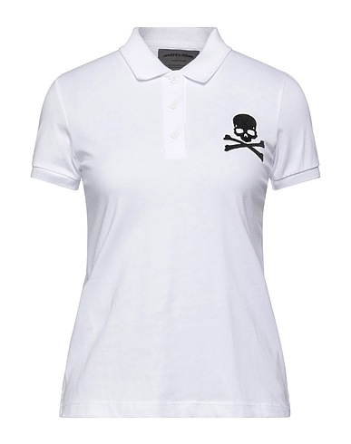 PHILIPP PLEIN Polo shirt White 100% Cotton