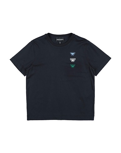 EMPORIO ARMANI T-shirt Midnight blue 100% Cotton