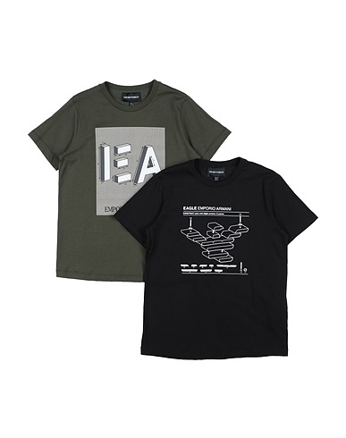 EMPORIO ARMANI T-shirt Black 100% Cotton