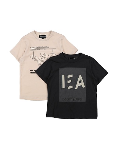 EMPORIO ARMANI T-shirt Blu navy 100% Cotone