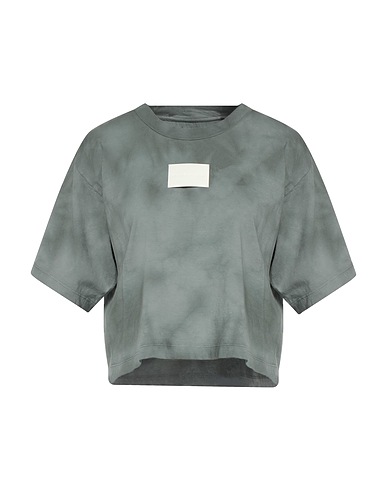 MM6 MAISON MARGIELA Crop top Grey 100% Cotton