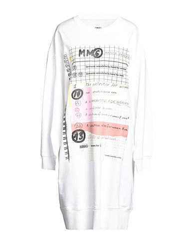 MM6 MAISON MARGIELA Midi dress White 100% Cotton