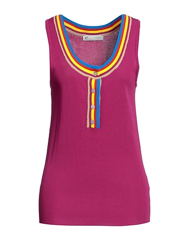 CAFèNOIR Tank top Fuchsia 65% Viscose, 35% Nylon