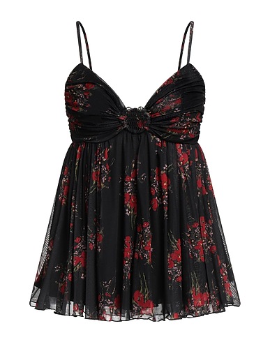 ANIYE BY トップス ブラック ポリエステル 92% / ポリウレタン 8% / 金属