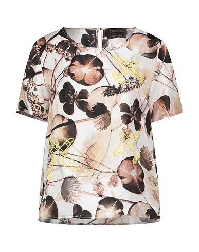 TRUSSARDI Silk top Ivory 100% Silk