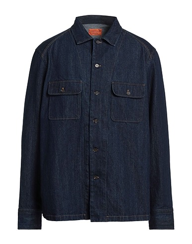 GRIGIO Denim shirt Blue 100% Cotton