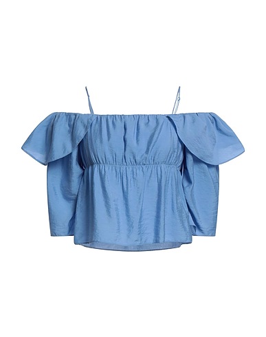 VINCE. Top Hellblau 82% Rayon, 18% Nylon