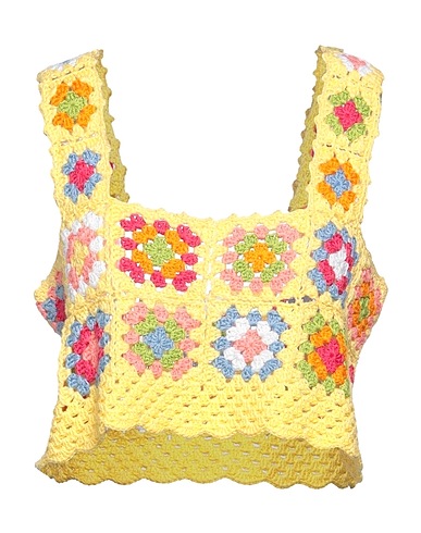 MIXIK Top Giallo 100% Cotone