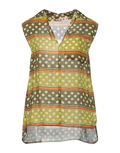 MARNI Top Military green 100% Ramie