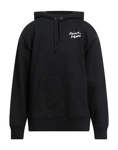 MAISON KITSUNÉ 트레이닝 상의 블랙 50% 오가닉 코튼, 50% 재생 폴리에스터