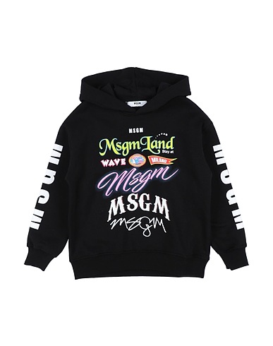 MSGM Sweatshirt KIDS Black 100% Cotton