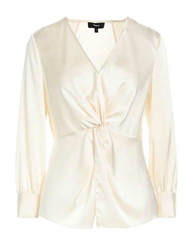 THEORY Top Avorio 86% Triacetato, 14% Poliestere riciclato