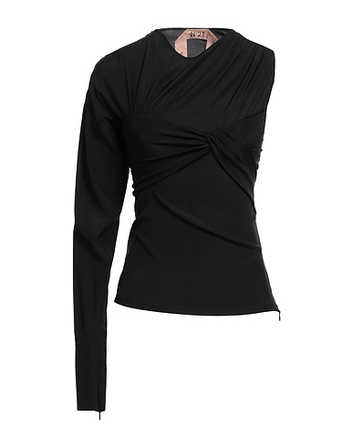 N°21 Evening top Black 96% Silk, 4% Elastane