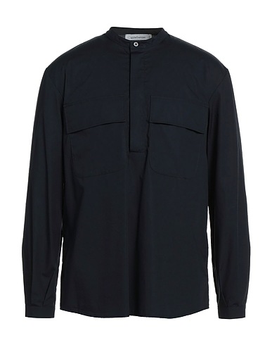NOSTRASANTISSIMA Solid color shirt Black 100% Cotton