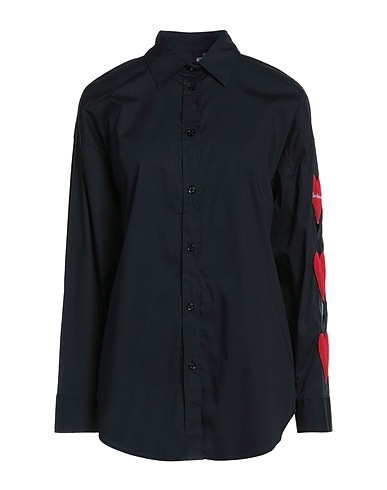 LOVE MOSCHINO Πουκαμισα Μαύρο 97% Βαμβάκι, 3% Ελαστάνη
