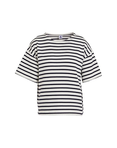 PETIT BATEAU T-shirt Blu notte 100% Cotone