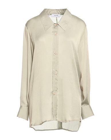 AGLINI Solid colour shirts & blouses Light green 100% Polyester