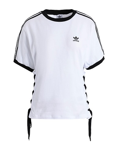 ADIDAS ORIGINALS T-Shirt LACED TEE
 Weiß 100% Baumwolle