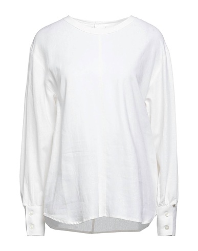 AGLINI Top Marfil 100% Lino