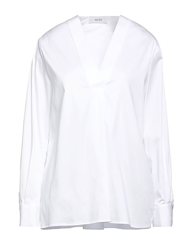 AGLINI Top White 67% Cotton, 29% Polyamide, 4% Elastane
