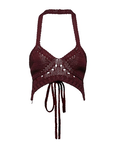 N°21 Crop top Burgundy 100% Cotton